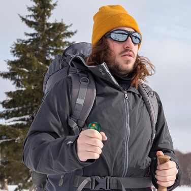 Електричні грілки для рук 2 шт. з акумулятором 2000mAh, 10000mAh зарядний пристрій, 5 режимів нагріву, USB, до 24 годин, для дітей, чоловіків, жінок (зелений, кишеньковий)