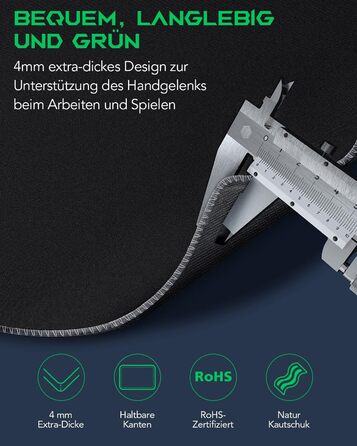 Ігрова мишка Pad Black Shark Manta P3 XL (90x40 см) - килимок для миші з RGB підсвічуванням, вологостійкий, чорний