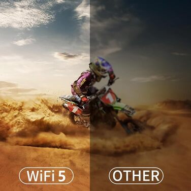 LQWELL® Міні проектор Beamer з Android OS, 4K, WiFi, Bluetooth 5.0, Auto Trapez, 130 дюймів, HDMI для Phone/PC/Xbox