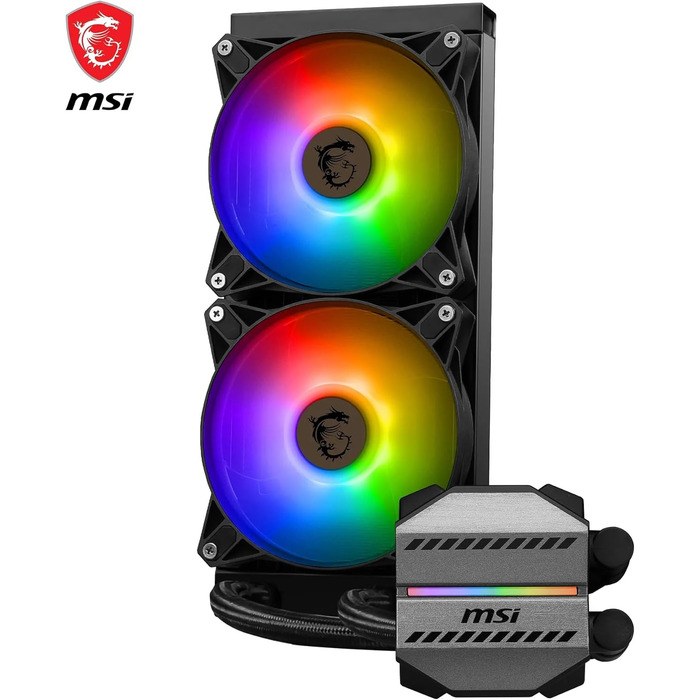 MSI MAG CoreLiquid R V2 - 240мм водяне охолодження CPU з RGB, сумісне з AMD та Intel