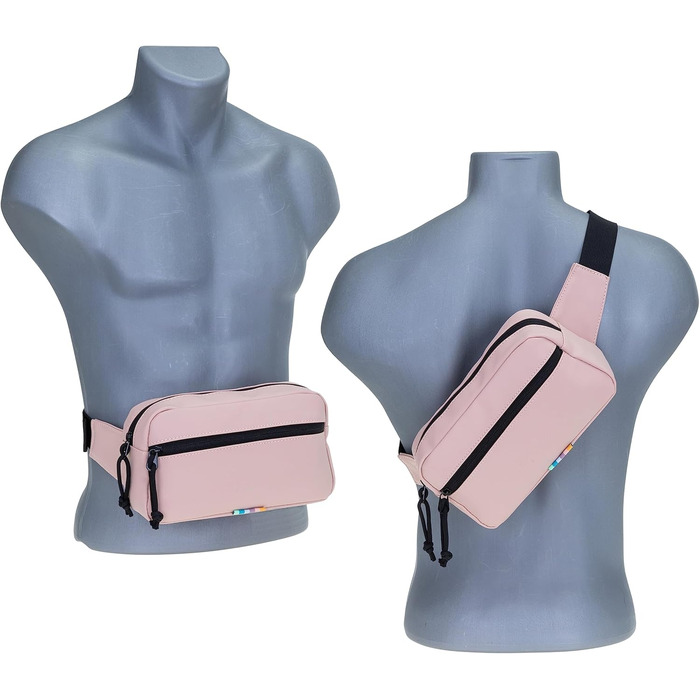 Сумка на пояс, бананка Wimmerl Elephant 12827 Dusty Pink (з брелоком) - водонепроникна, унісекс