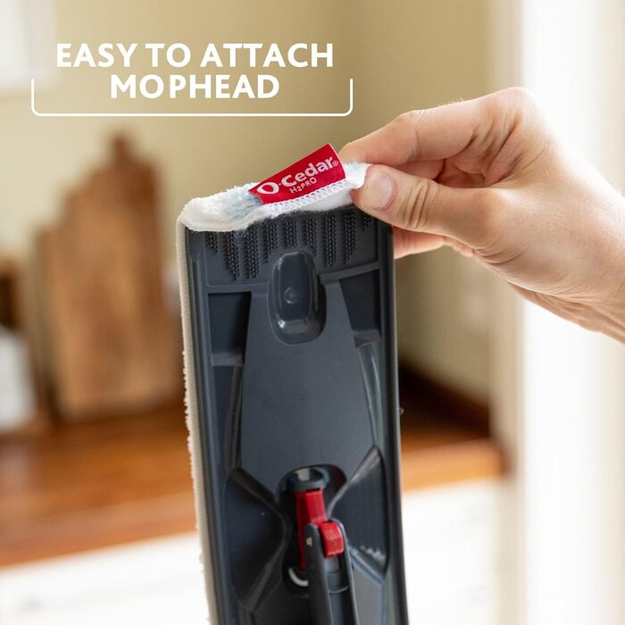 O-Cedar H2prO Flaches Wischмоп-система: швидке прибирання, мікрофібра, для дерева, вінілу, плитки