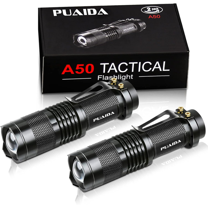 Дитячий ліхтарик Mini LED з регулюванням фокусу, 3 режими, водонепроникний, 2 шт. - ідеальний подарунок для риболовлі, походів та кемпінгу