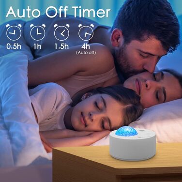 iBell LED Star Projector, Northern Lights Projector Night Light Aurora Polar Light Lamp with 14 Light Modes & White Noise Timer, Galaxy Star Projector Kids Adults Gift for Room Decor
