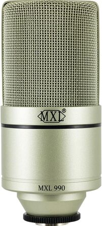 Kondensatormikrofon MXL 990 Silver – професійний мікрофон для запису звуку