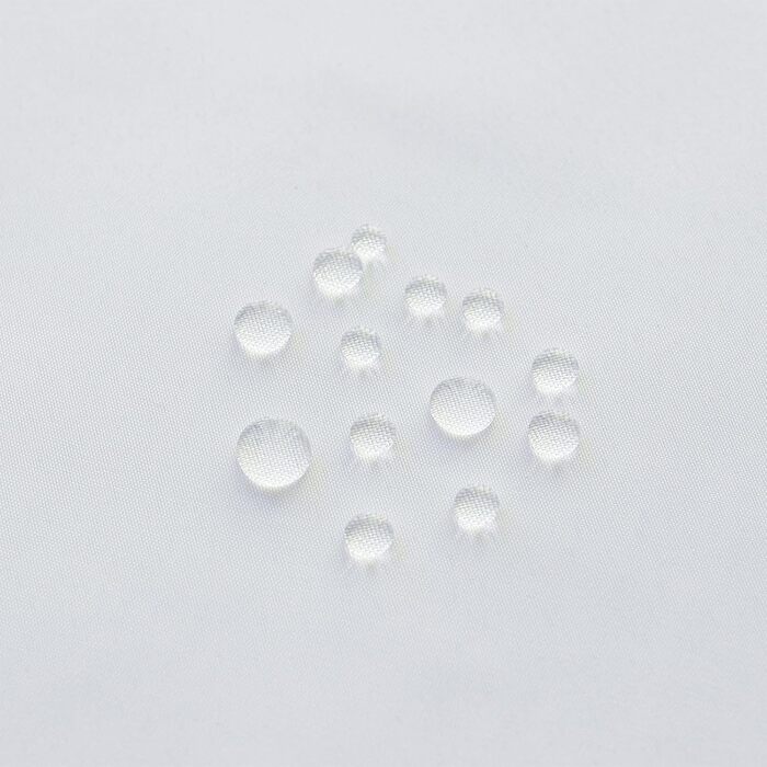 Штора для ванної кімнати YISURE біла, антигрибкова, 200x220 см, поліестер, з магнітами, водовідштовхувальна