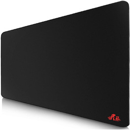 Килимок для миші Rii XXL Gaming, 900x400 см, великий, для ігор та офісу, чорний