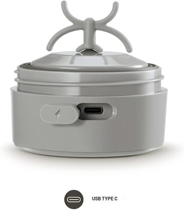 Електричний шейкер для протеїну Voltrx Titanus USB-C, 700 мл (24oz), білий, без BPA