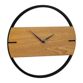 Relaxdays Wall Clock with Wood-Look Design