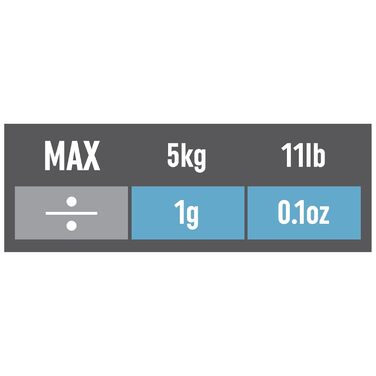 Кухонні ваги Salter зі чашею - ваги для кухні, з мірною чашею, 5 кг, LCD-дисплей, нержавіюча сталь, для випічки та приготування їжі (1.8л)