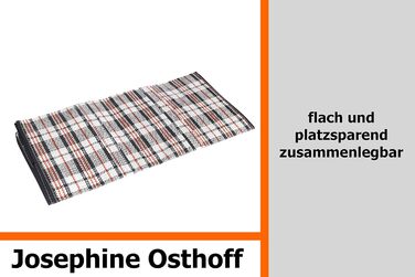 Josephine Osthoff Unisex Heavy-Duty Waterproof Storage Bags, Durable & Versatile, with Zipper for Moving & Shopping, 75L Capacity, Up to 20 kg Load Capacity, Black, Pack of 9