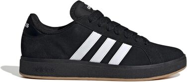 Кросівки Adidas Grand Court Base 00s Wildleder Core Black/Ftwr White/Gum, 43 1/3 EU, JQ6018
