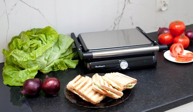 Електричний гриль Berlinger MAX-2400-W 2400 Вт, розкладний на 180°