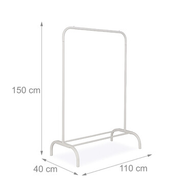 Relaxdays Clothes Rack, Iron
