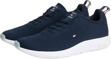 Кросівки Tommy Hilfiger Runner Corporate Knit Rib для чоловіків (43 EU, блакитний Desert Sky)