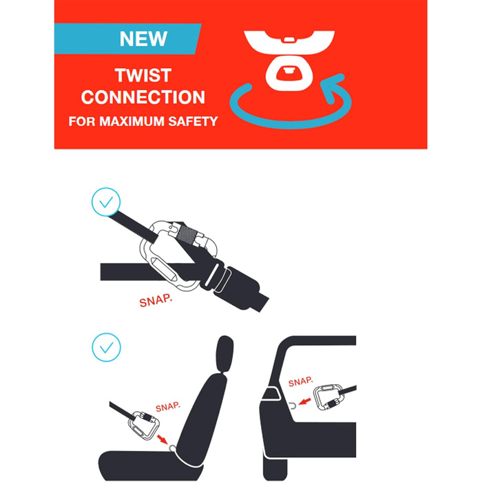 Ремінь безпеки для автомобіля V2 L (Маленький)