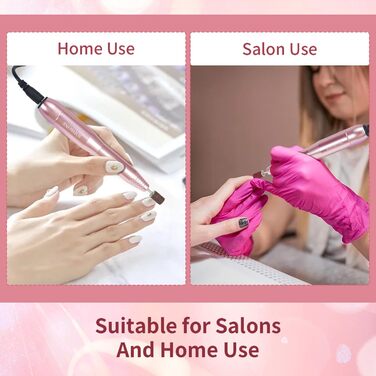 Електрична фрезер для нігтів JODSONE 6 в 1 – бездротова, 20000 об/хв, USB-зарядка, для гель-лаку, манікюрний набір з регулюванням швидкості