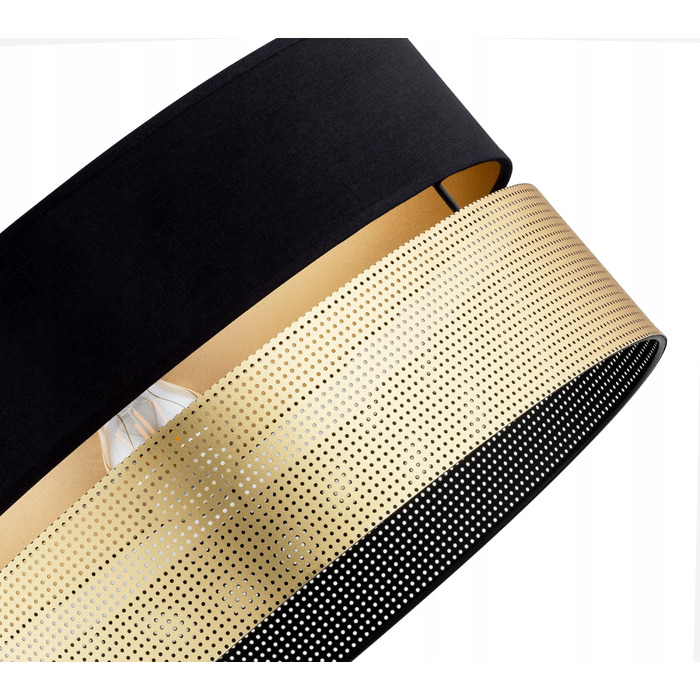 Підлогова лампа Elko-Lighting Dual E27 60 Вт, чорний та золотий