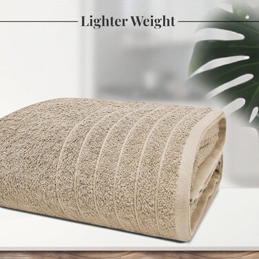Набір рушників Tens Towels з 100% бавовни, 8 предметів: 2 великі банні рушники, 2 рушники для рук та 4 маленькі рушники для обличчя, гігроскопічні та швидкосохнучі