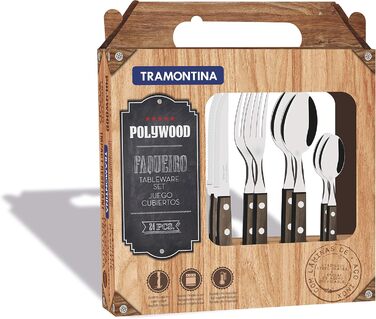 Tramontina 24-Piece Silverware Set 21199/905