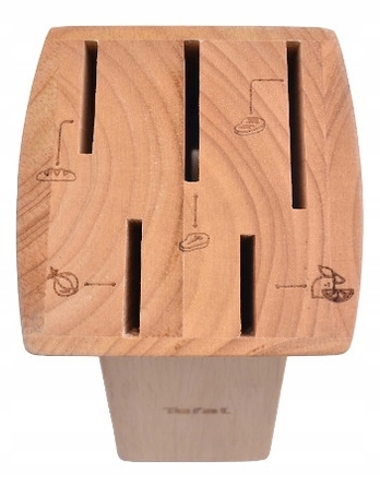 Набір ножів у блоці Tefal Comfort, 5 предметів, K221SA04
