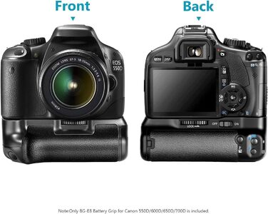 Замінний акумуляторний хват Neewer BG-E8 для Canon EOS 550D, 600D, 650D, 700D, Rebel T2i, T3i, T4i, T5i (SLR Digital Camera)