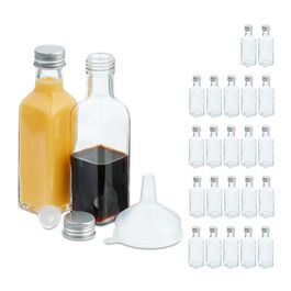 Relaxdays Set of 100 ml Small Bottles