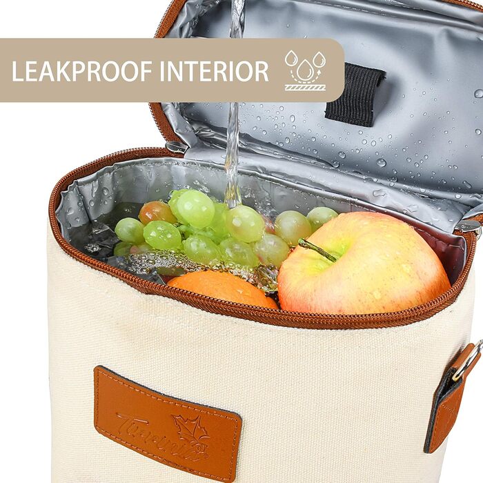 Kato Tirrinia Insulated Wine Cooler Bag, 4 Bottle Cooler Bag Wine Bag Beverage Bags with Handle and Adjustable Shoulder Strap, Gift for Wine Lovers for Picnics, Parties, Beach