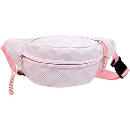 Жіноча поясна сумка-кросбоді з корду, зеленого кольору. Регульований плечовий ремінь, модна та зручна для повсякденного носіння та спорту.