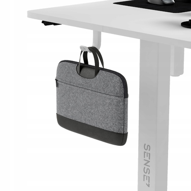 Електричний стіл для роботи Sense7 з регулюванням висоти, 120x60 см, 72-118 см, білий