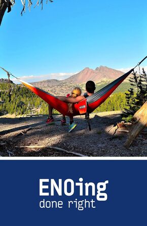 Гамак для кемпінгу ENO DoubleNest, 1-2 особи, спеціальне кольорове рішення ATC Violett / Blaugrün