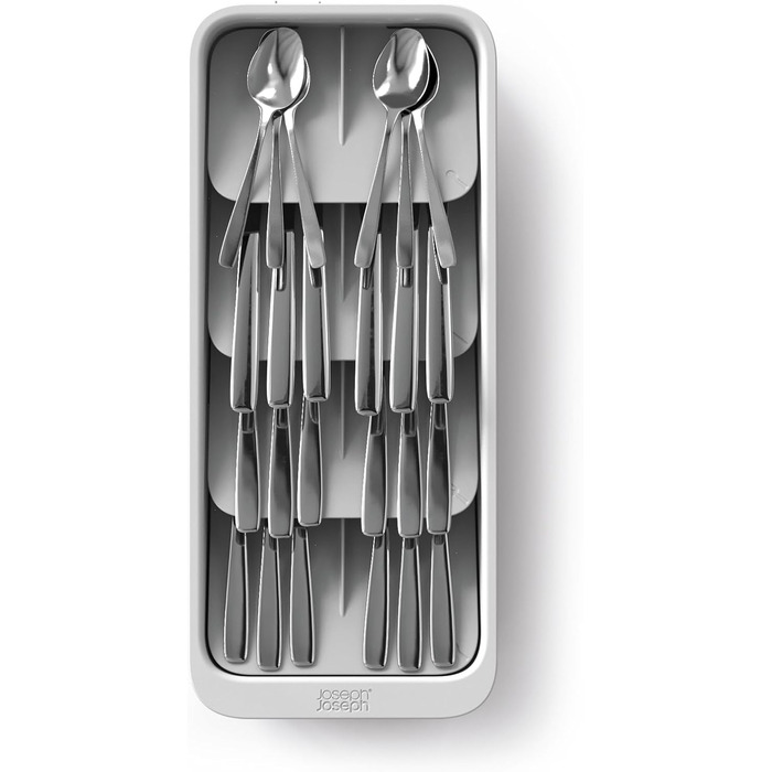 Органайзер для столових приборів Joseph Joseph DrawerStore з ніжницями, розширюваний, з переробленого пластику (великий)