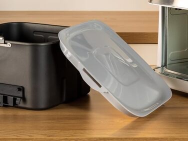 Фритюрниця Tefal Easy Fry Silence 7л, біла - аерофритюрниця з тихим режимом, 10 програм, до 8 порцій EY8421E0