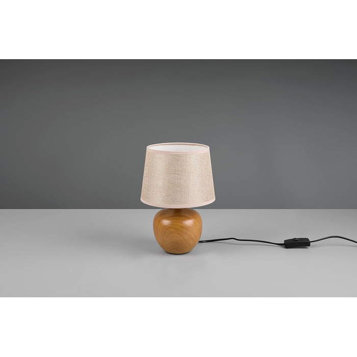 Настільна лампа Reality Leuchten Luxor, кераміка, золото, E14, 18x18x26 см