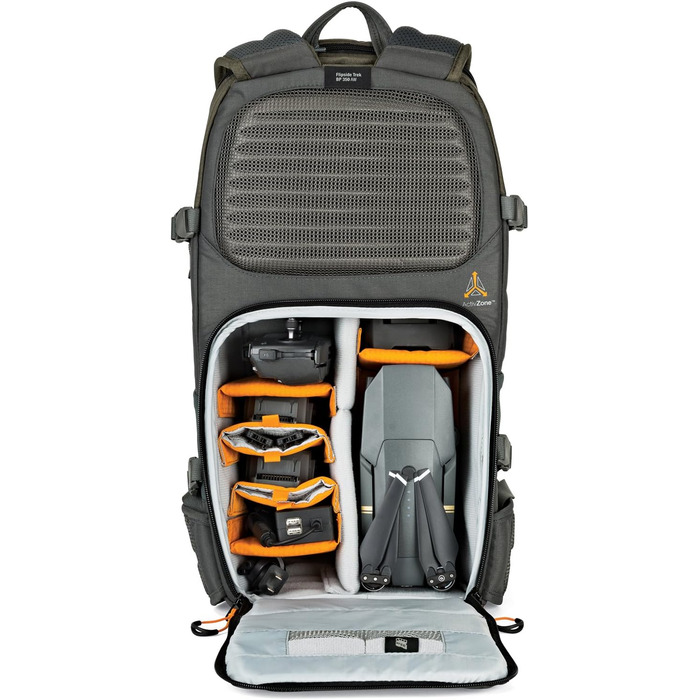 Рюкзак Lowepro Flipside Trek 350 AW - фоторюкзак для DSLR, об'єктивів, планшета та аксесуарів (сірий)