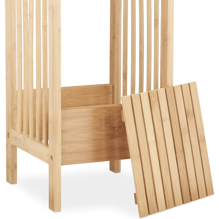 Підставка для парасольок Relaxdays з натурального бамбука, 26.5 x 25 x 64 см