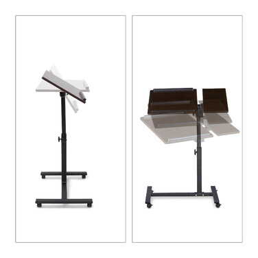 Relaxdays Laptop Table with Adjustable Mouse Pad