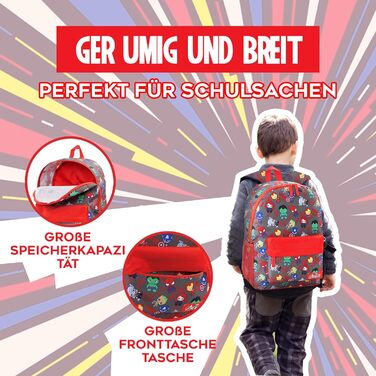 Дитячий рюкзак Marvel Spiderman з дизайном The Avengers, Iron Man та іншими героями. Ідеальний для школи та як подарунок (40x30x16cm)