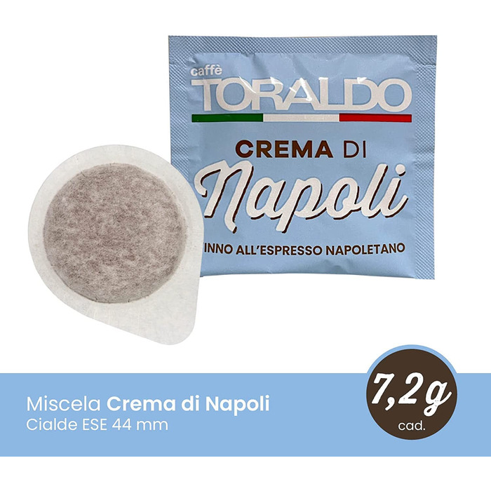Кавові пади Caffè Toraldo Mischung Crema di Napoli ESE 44 мм, 50 шт