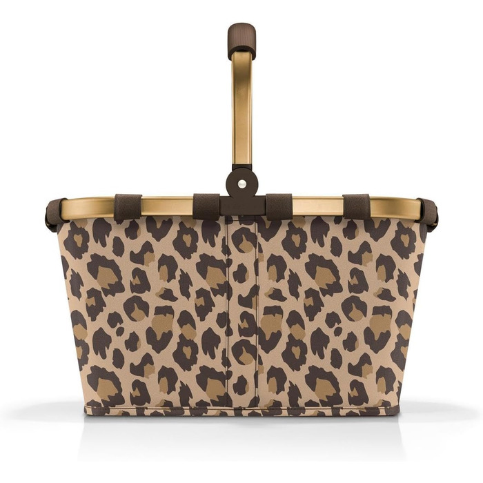 Сумка-шопер Reisenthel Carry Bag Frame Leo Macchiato з містким відділенням та внутрішньою кишенею – Стильна та водонепроникна сумка