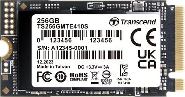 SSD Transcend M.2 NVMe PCIe Gen4x4 256GB (MTE410S) - Швидкість до 5000 МБ/с