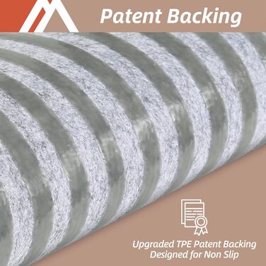 Ковзаючі килимки на сходи COSY HOMEER, 71.1 x 22.9 см, 4 шт., бежеві. Захист для дітей та домашніх тварин, 100% поліестер, TPE-підкладка