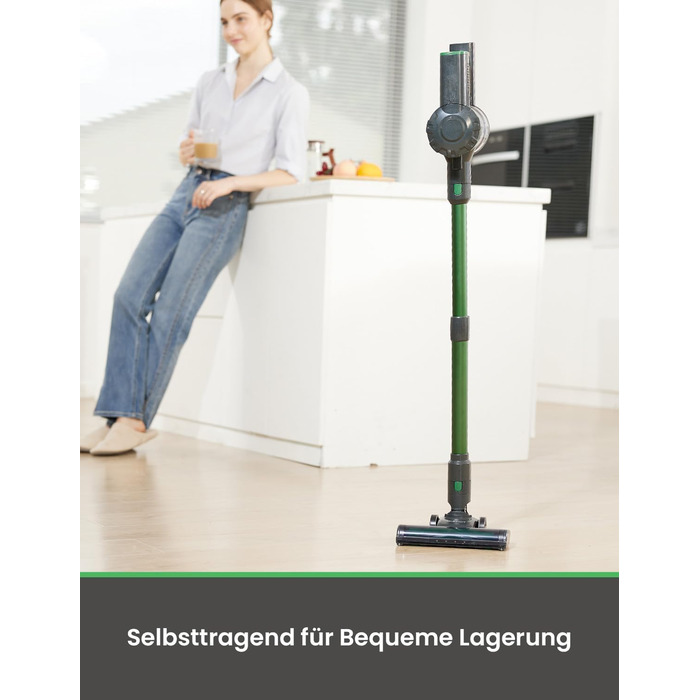 Бездротовий пилосос Vexilar 500W з акумулятором: потужний, 6-в-1, для твердих поверхонь, килимів та шерсті тварин, з сенсорним дисплеєм