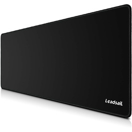 Leadsail XXL ігровий килимок для миші та клавіатури (800x300x4 мм), чорний