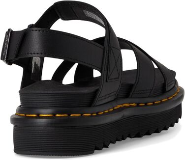 Сандалі жіночі Dr. Martens 31558001 шкіряні чорні, розмір 37-38 EU