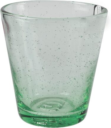 Villa d'Este Home Tivoli Cancun/Marea Set of 6 Water Glasses, 330 ml, made of hand-blown glass, with shades of blue