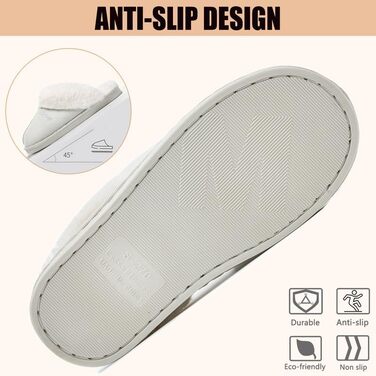 Зимові домашні тапочки для жінок та чоловіків з штучного хутра - теплі, м'які, неслизькі, преміум-якість (40.5/42 EU, Гусячі)