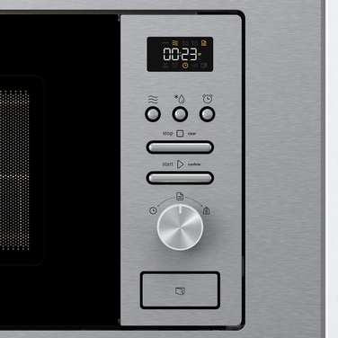 Вбудована мікрохвильова піч Gorenje BMI201AG1X з грилем, 20 л