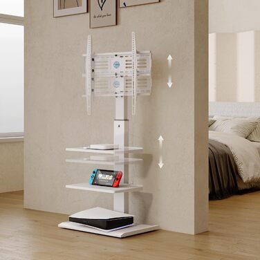 Підставка для телевізора FITUEYES: регульована, поворотна, для телевізорів 32-75 дюймів (до 40 кг, VESA 600x400)