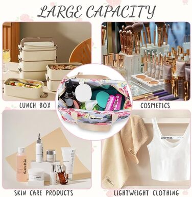 Сумка для туалетних аксесуарів велика, дорожня косметичка, органайзер для макіяжу, сумка для косметики з ручкою для жінок та чоловіків, #9, леопардовий принт